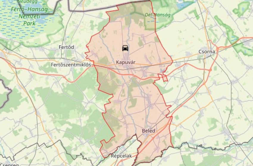 Árokba hajtott egy személyautó Kapuvár közelében